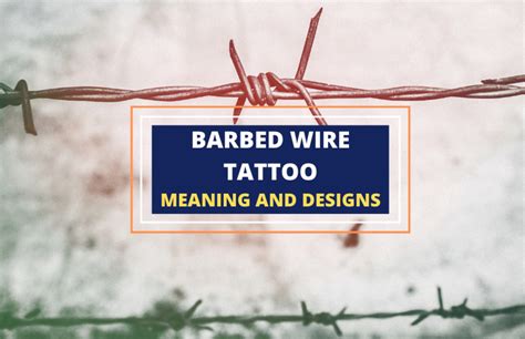 what does barbed wire represent
