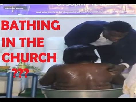 What Does Bathing In Church Means