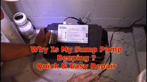 What Does Beeping Sump Pump Mean
