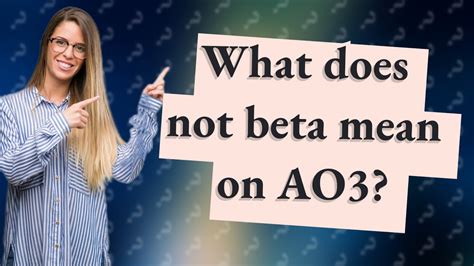 what does beta mean in ao3