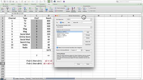 What Does Binary Mean In Excel Solver