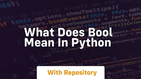 what does bool() do in python
