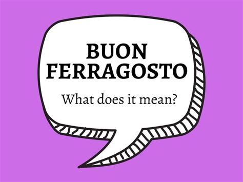 what does buon mean in italian