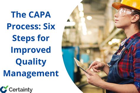 what does capa mean in quality