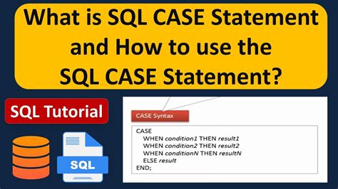 What Does Case Do In Sql