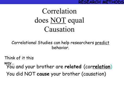 what does correlation does not equal causation mean in psychology