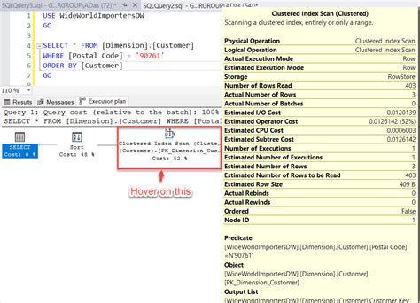 what does cost mean in execution plan sql server