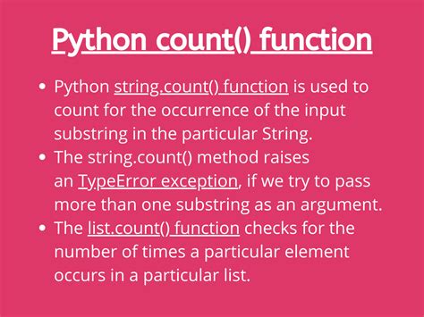 what does count() do in python