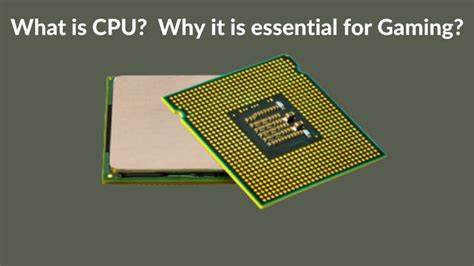 What Does Cpu For Gaming Mean