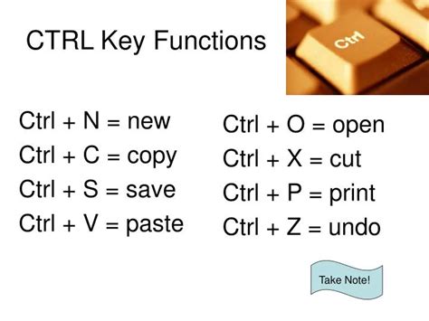 what does ctrl f mean in computer