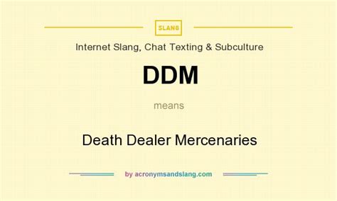 What Does Ddm Stand For In Texting