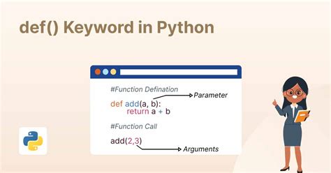 what does def mean in python code