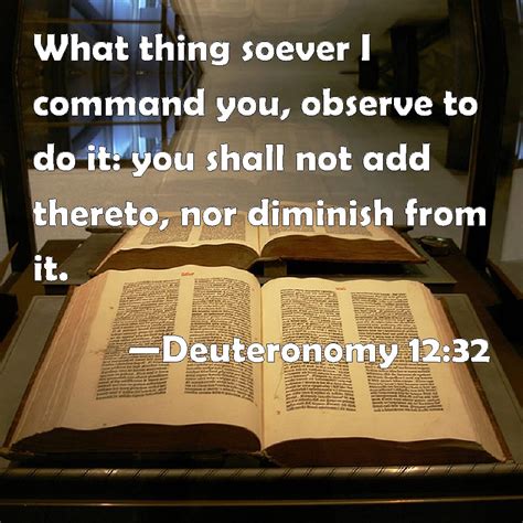 what does deuteronomy 12 mean