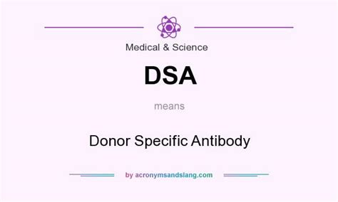 what does dsa stand for medical
