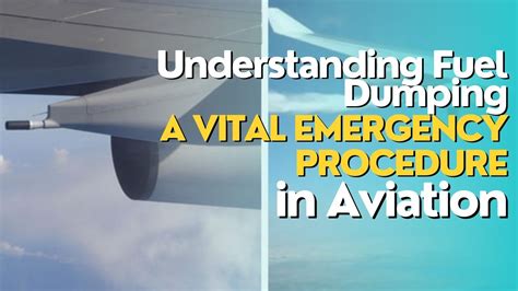 What Does Dumping Fuel Mean