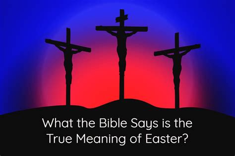 what does easter mean in the bible
