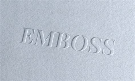 What Does Embossed Mean In The Dictionary