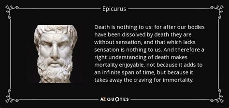 what does epictetus say about death