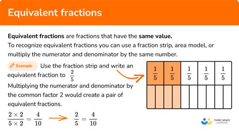 what does equivalent fractions mean in math