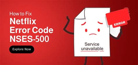 What Does Error Code Nses 500 Mean On Netflix