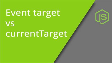 what does event target mean in javascript