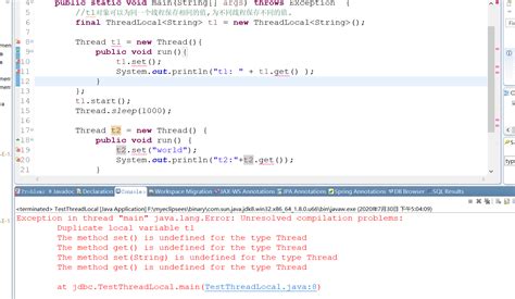 What Does Exception In Thread Main Mean