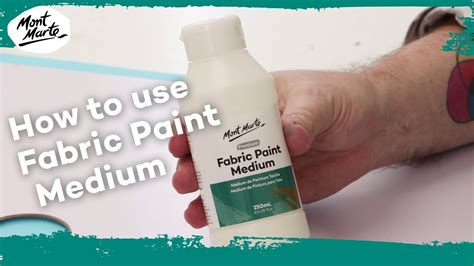 What Does Fabric Paint Medium Do