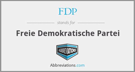 what does fdp stand for