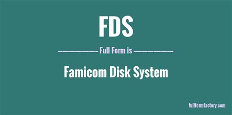 what does fds mean