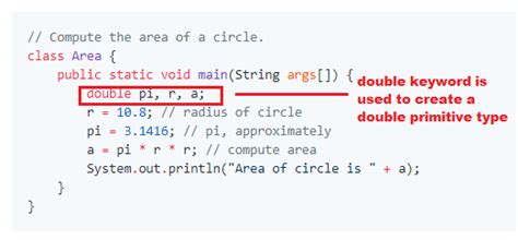 what does final double mean in java