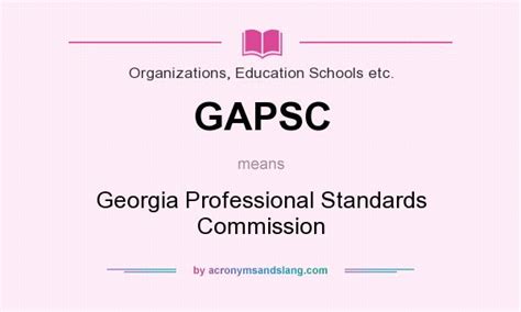 what does gapsc stand for