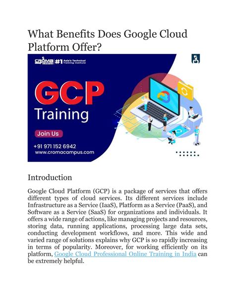 What Does Google Cloud Platform Offer