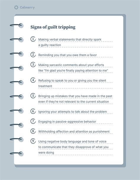 what does guilt tripped mean