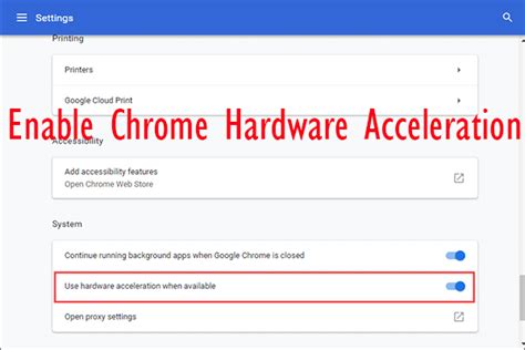 What Does Hardware Acceleration Do In Chrome