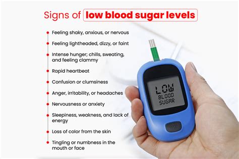 what does having low glucose levels mean