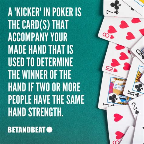 what does high card kicker mean in poker
