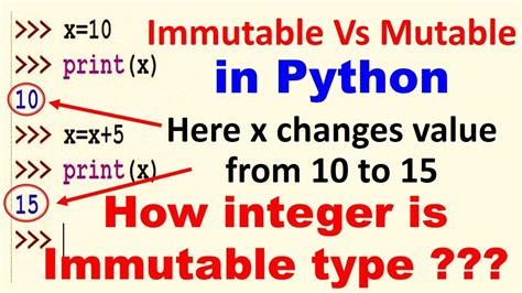 what does immutable mean in python