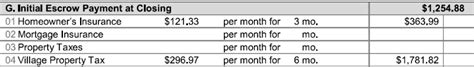 What Does Initial Escrow Payment At Closing Mean