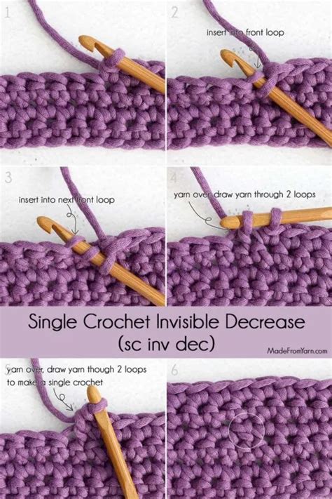 what does invdec mean in crochet