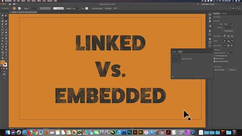 what does it mean to embed an image in illustrator