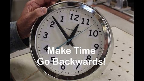 What Does It Mean When A Clock Runs Backwards