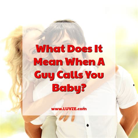 what does it mean when a guy calls you by your name