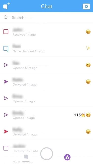 what does it mean when it says opened in snapchat