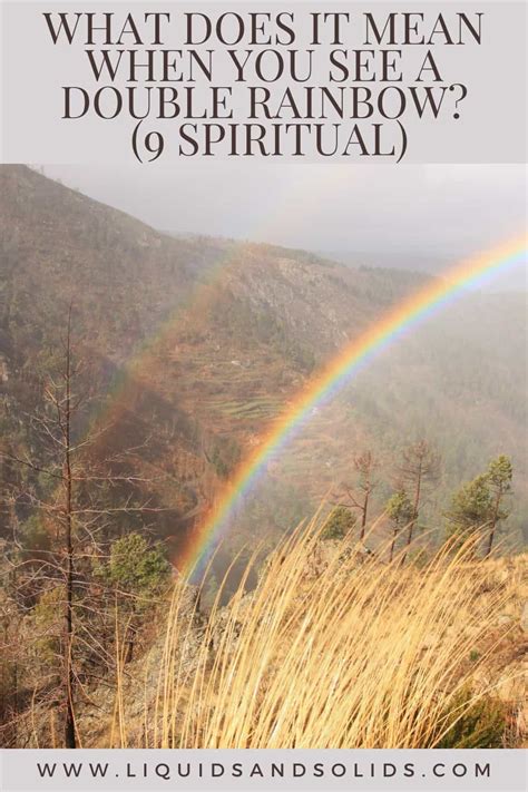 what does it mean when u see a rainbow spiritually