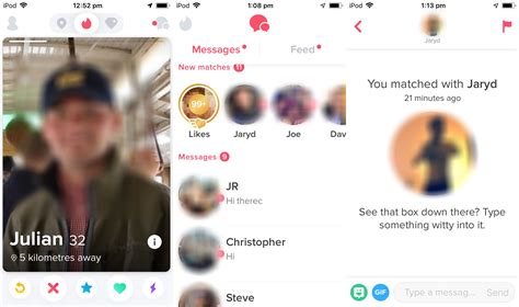 what does it mean when you can't send a message on tinder