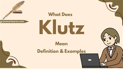 What Does Klutz Mean