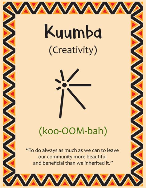 what does kuumba mean in kwanzaa