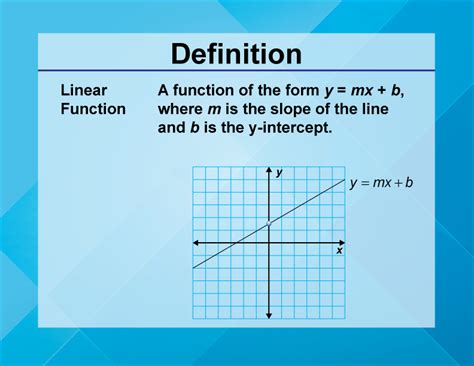 what does linear function mean in math