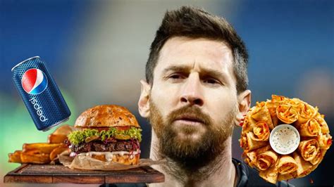 what does lionel messi eat