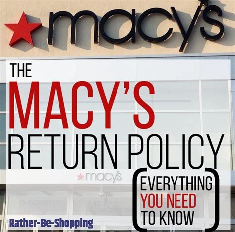 What Does Macy S Do With Returned Items